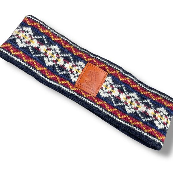 Swix Headband 1994 Lillehammer Winter Olympics 100% Wool Norway Ski Vintage - Picture 2 of 9